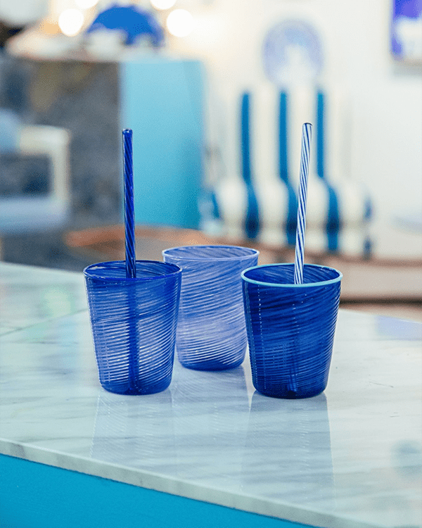 Bianca Striped Straws - BluScarpa