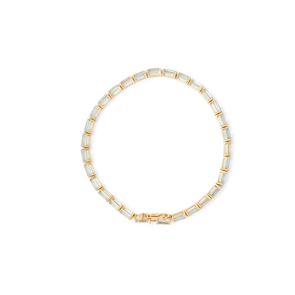 Blu Aquamarine Tennis Bracelet - 15 carats - BluScarpa