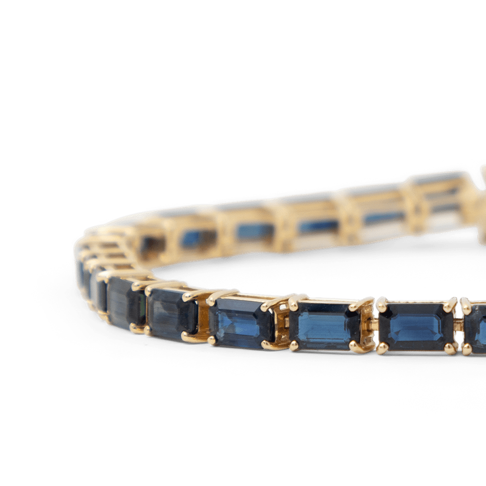 Blu Sapphire Tennis Bracelet - 16 carats - BluScarpa