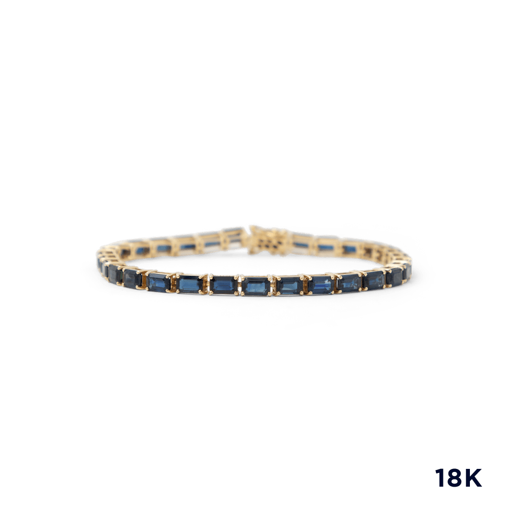 Blu Sapphire Tennis Bracelet - 16 carats - BluScarpa