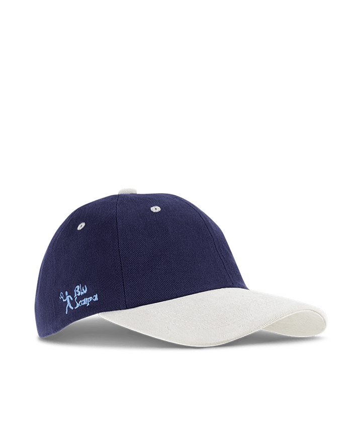 Cappello Tennis Navy E Crema - BluScarpa
