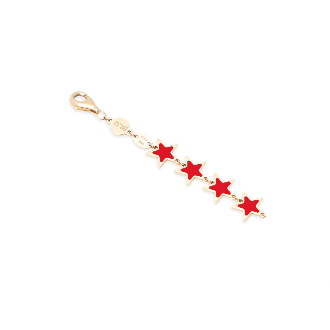 Coral Star Bracelet 14K Yellow Gold