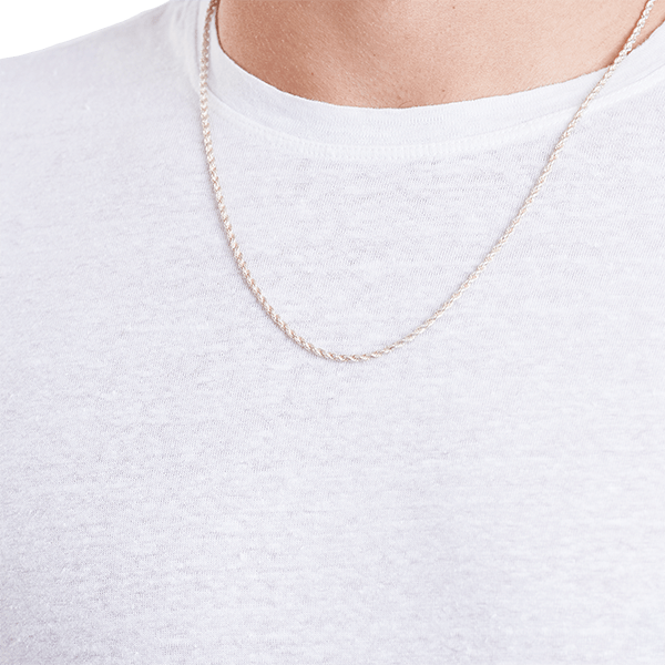 Corda Chain Sterling Silver 2MM - BluScarpa