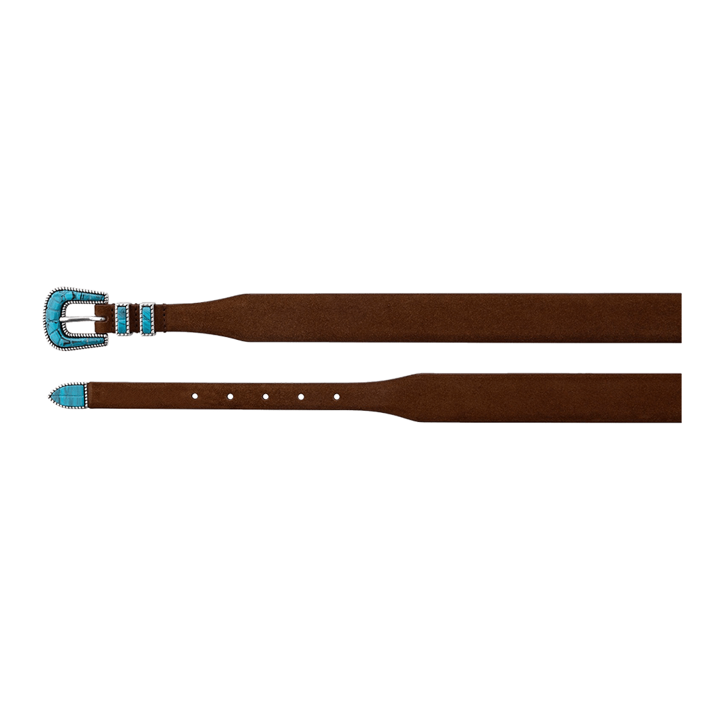 Crazy Color Turquoise – Brown Suede - BluScarpa