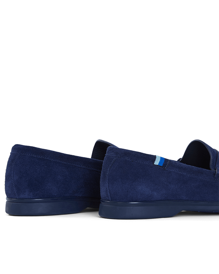 La Navy Sportiva Suede - BluScarpa