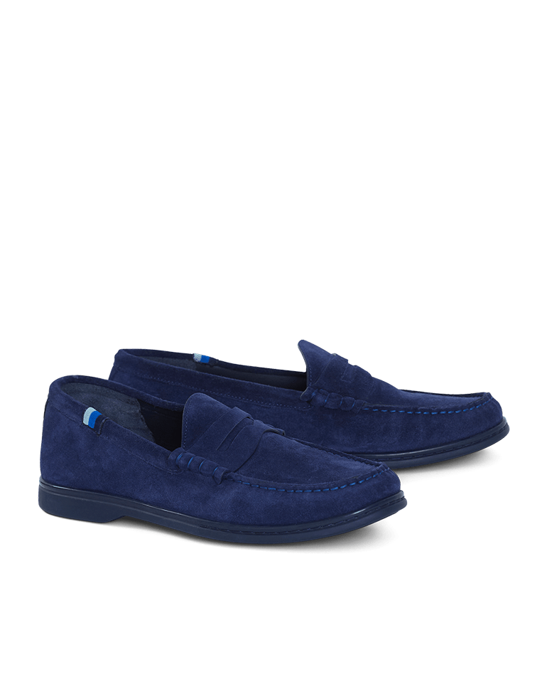 La Navy Sportiva Suede - BluScarpa