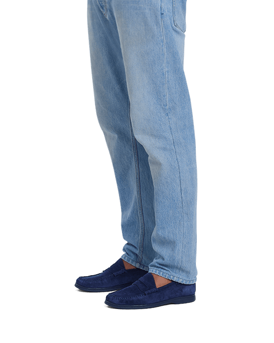 La Navy Sportiva Suede - BluScarpa