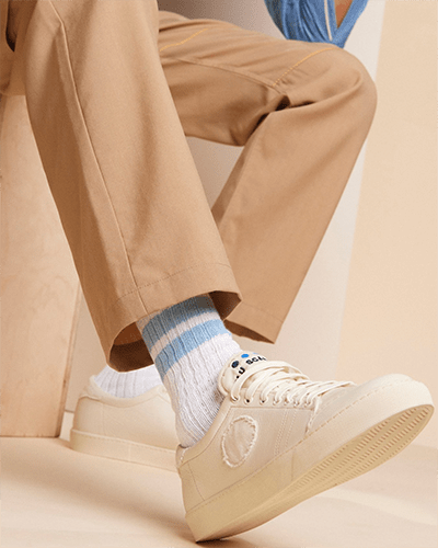 La Pelle Crema Tennis - BluScarpa