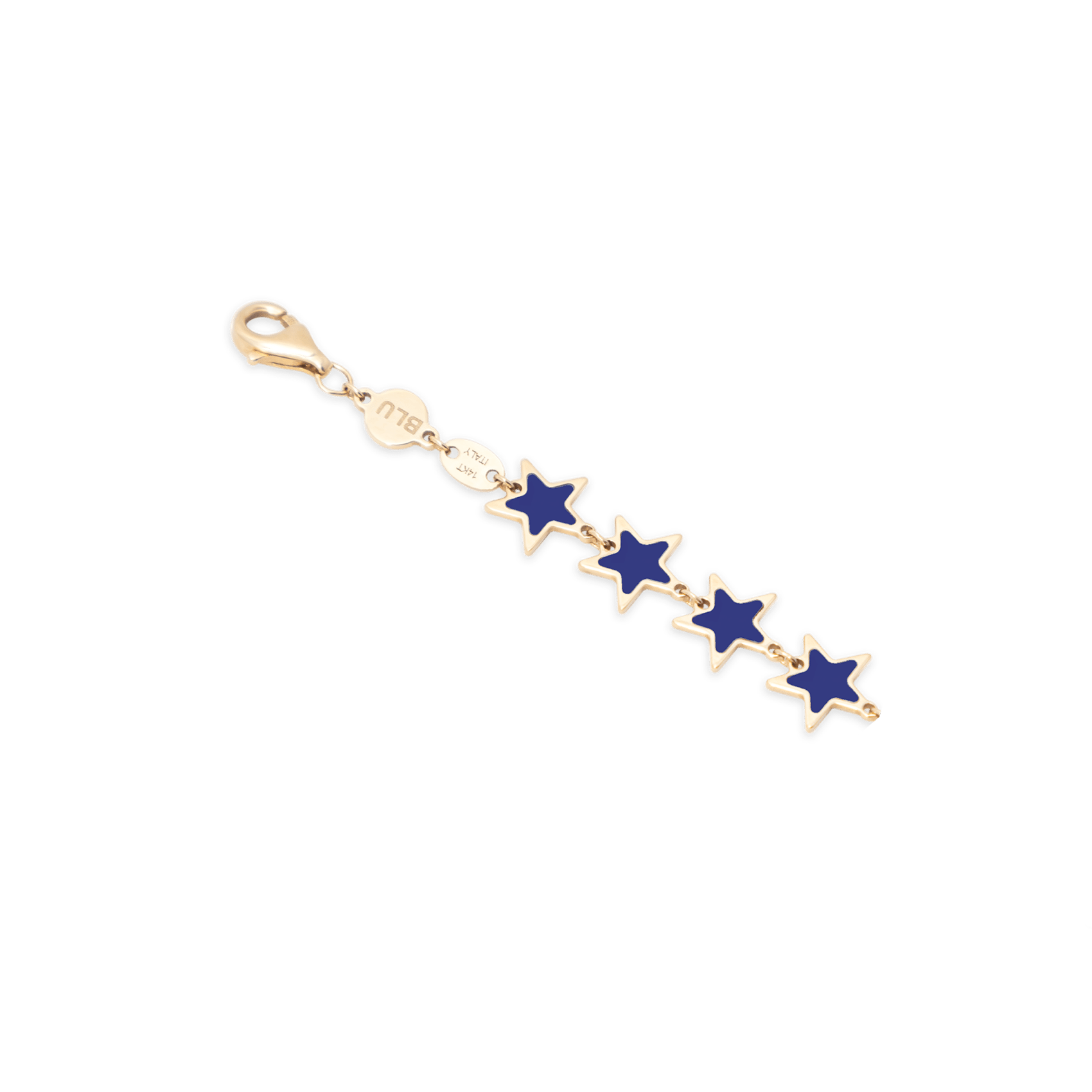 Lapis Star Bracelet 14K Yellow Gold - BluScarpa