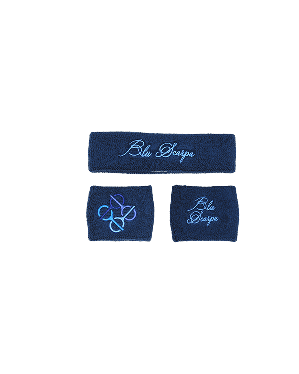 Navy Tennis Sweatbands Set - BluScarpa