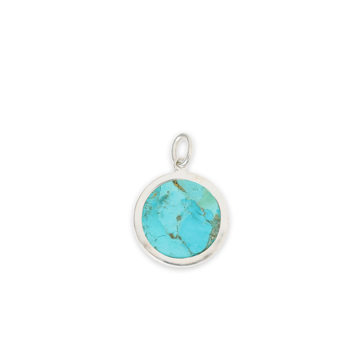 Onyx / Turquoise Moneta Pendant Sterling Silver - BluScarpa