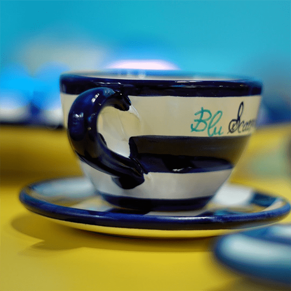 Tazza Cappuccino Strisce - BluScarpa