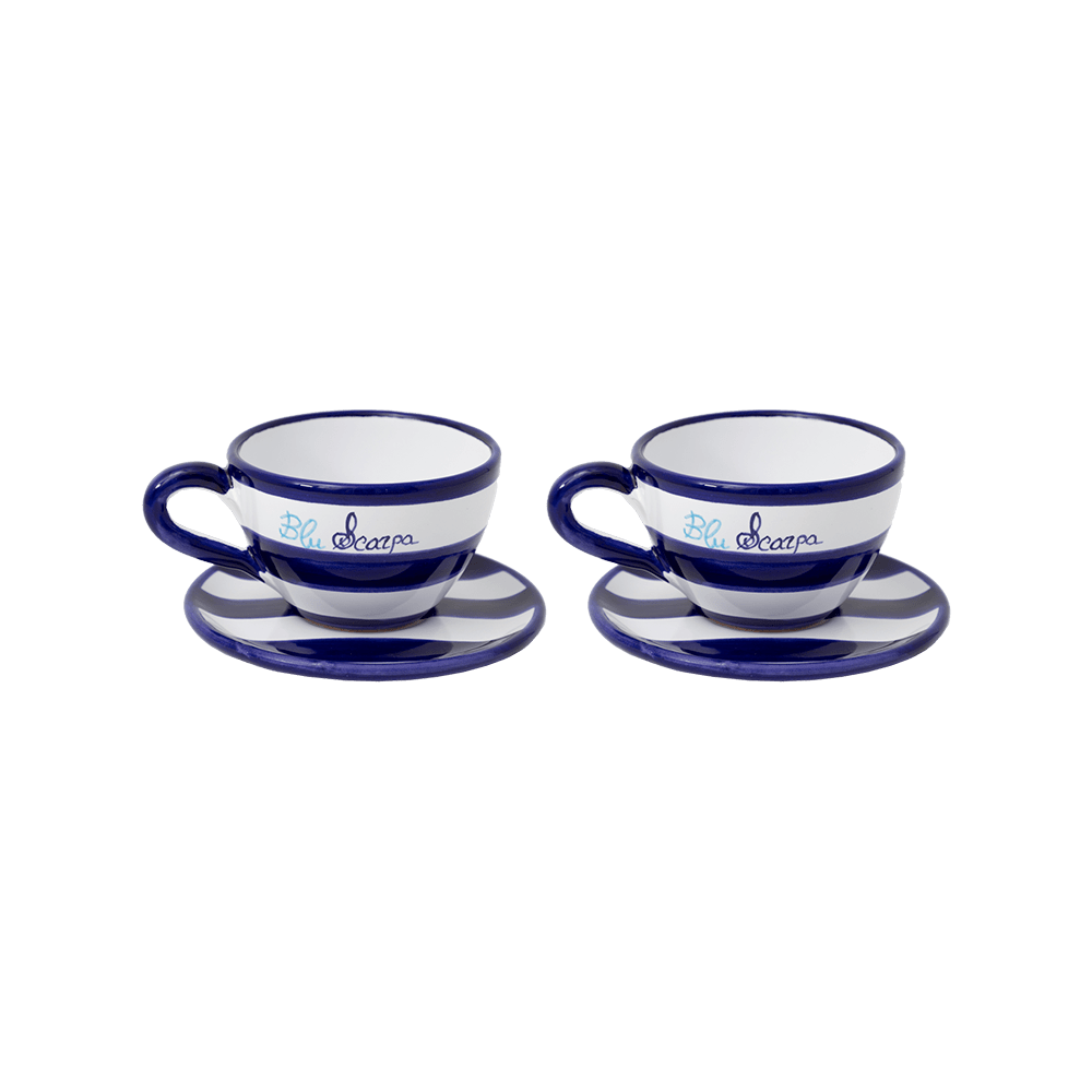 Tazza Cappuccino Strisce - BluScarpa