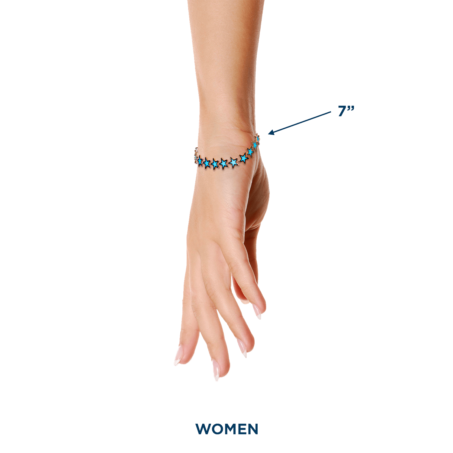 Turquoise Star Bracelet 14K Yellow Gold - BluScarpa