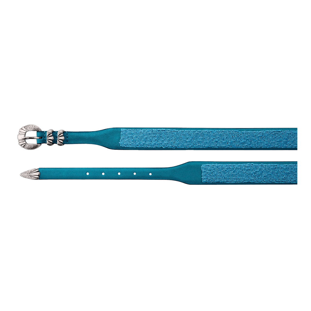 Versailles - Turquoise Beads / Turquoise Suede - BluScarpa