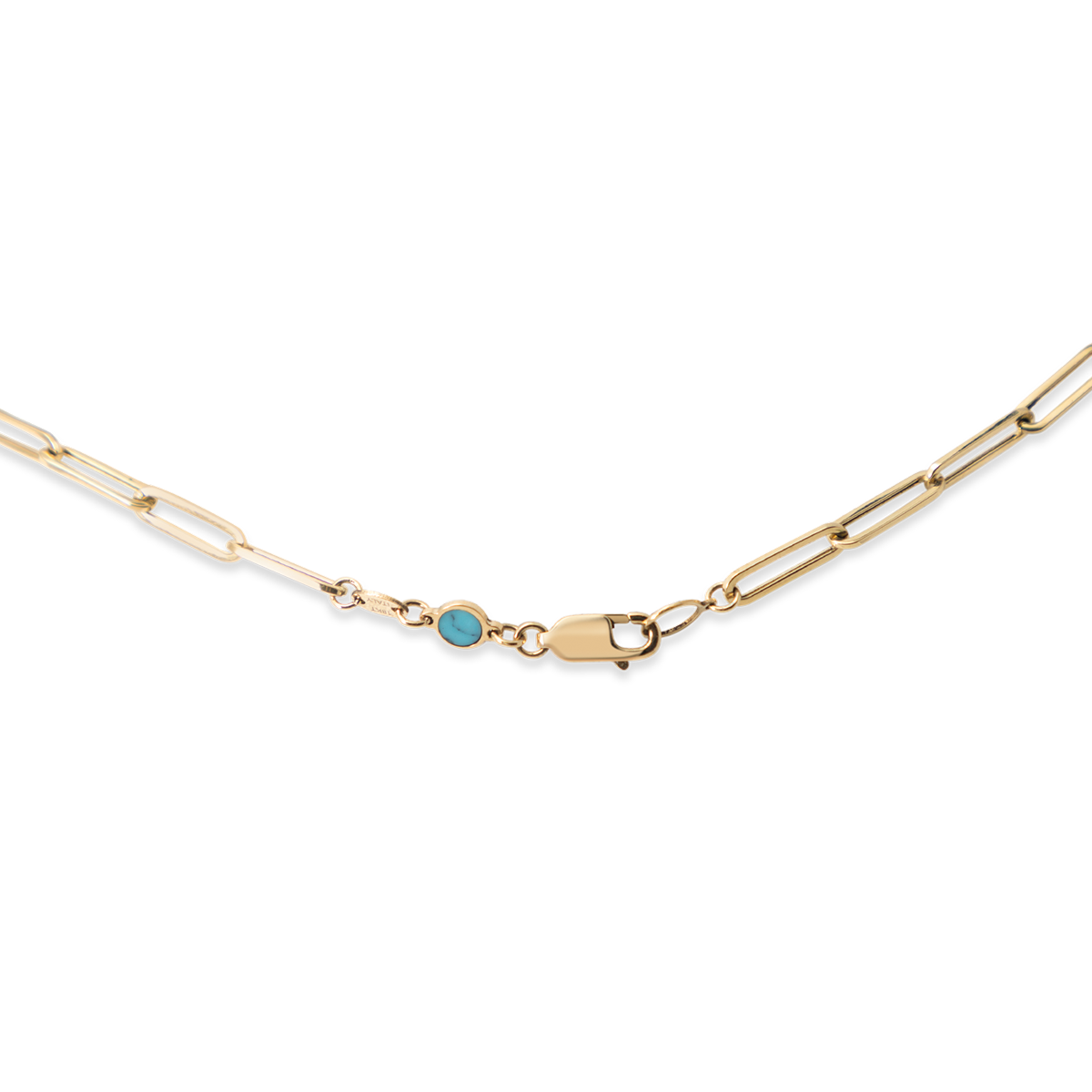 18K Yellow Gold Signature Blu Scarpa  Link Chain