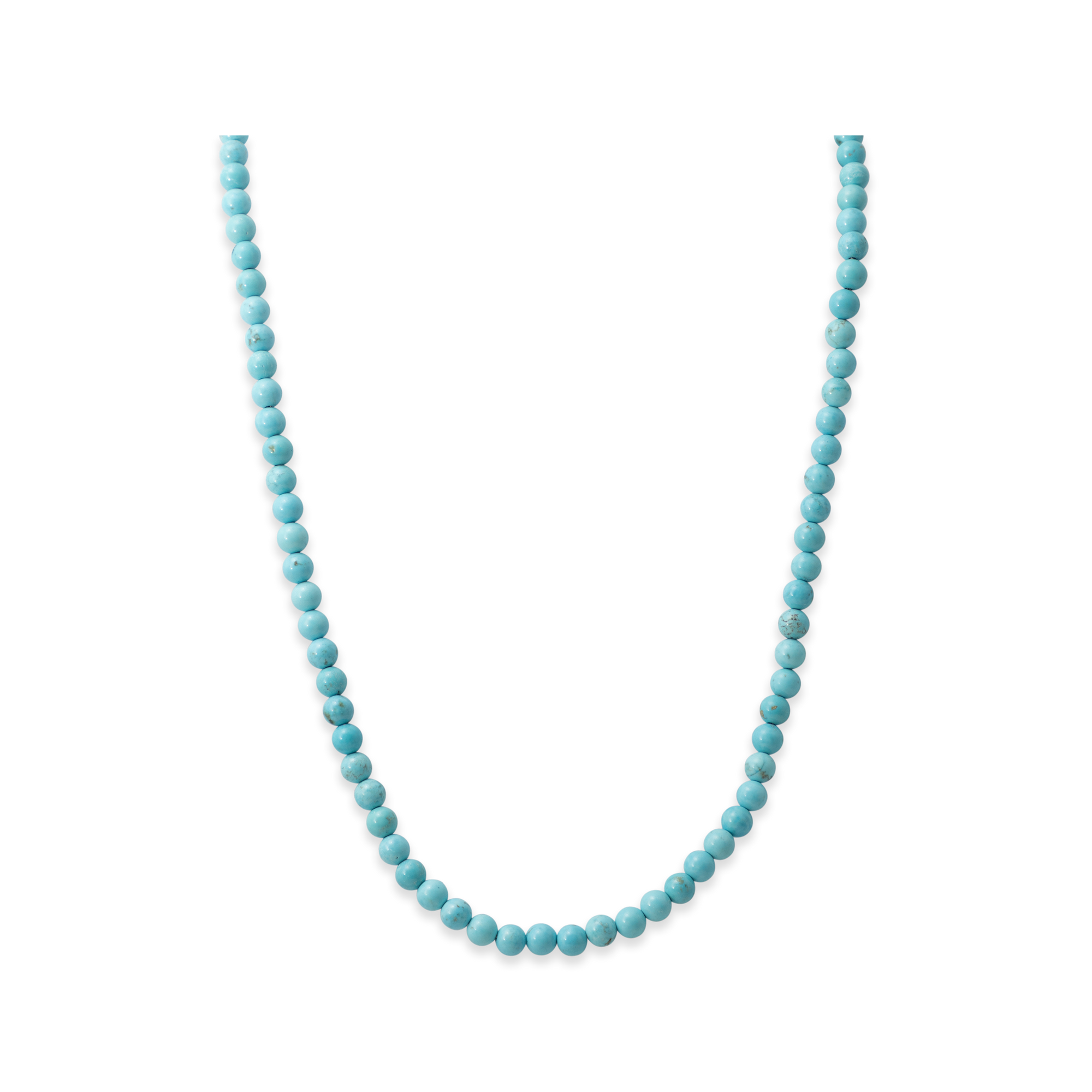 Santa Fe Beaded Necklace - Silver 925