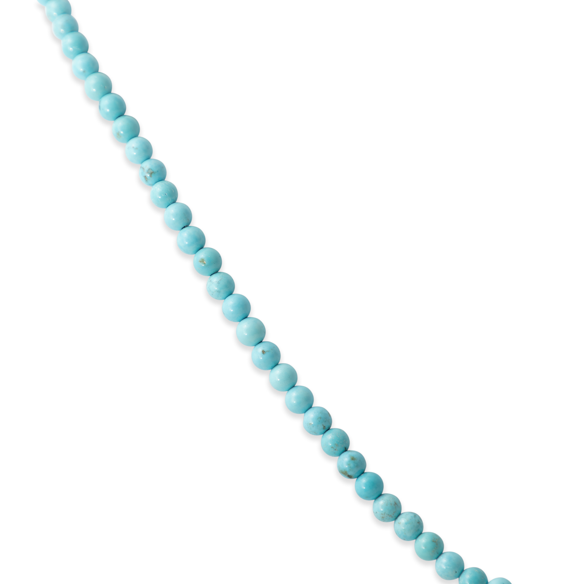 Santa Fe Beaded Necklace - Silver 925
