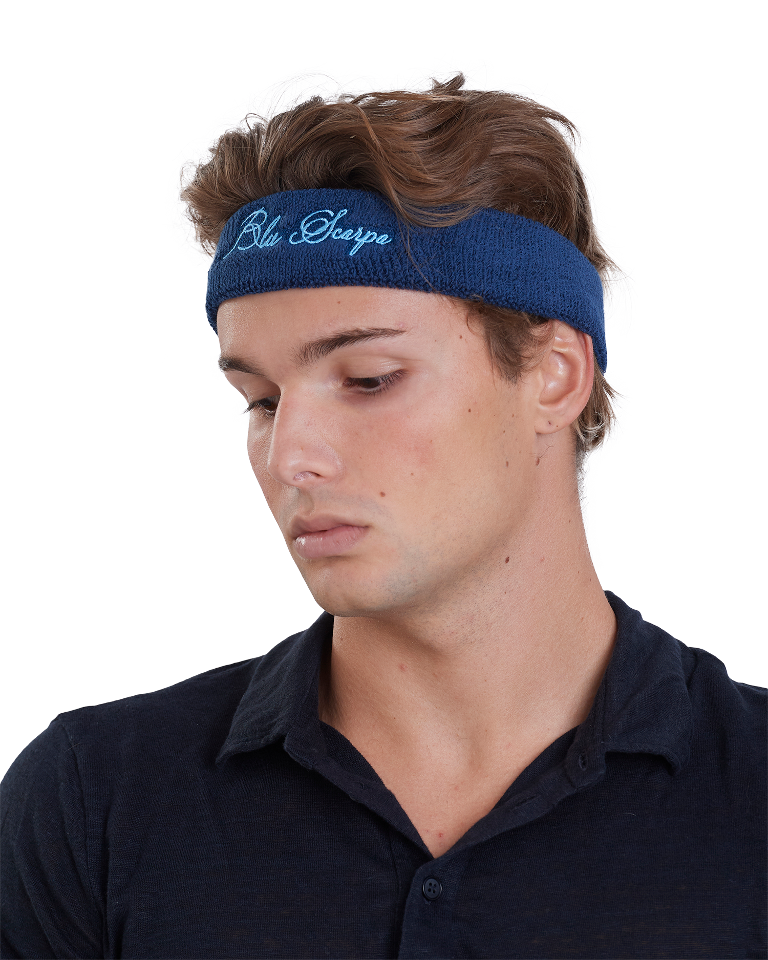 Navy Tennis Sweatbands Set