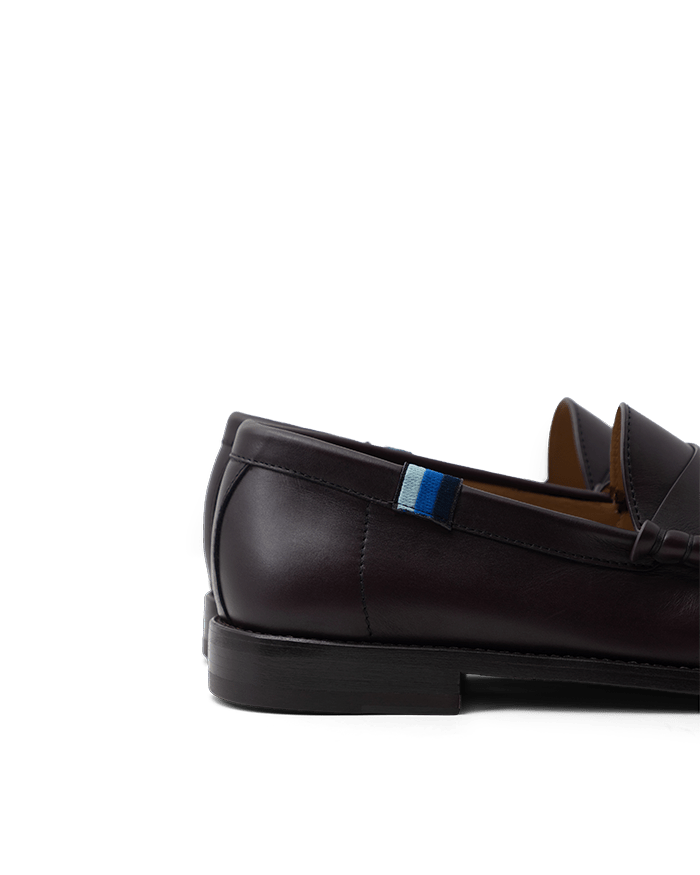 Blu Scarpa x Jake Woolf Burgundy College Loafers - BluScarpa