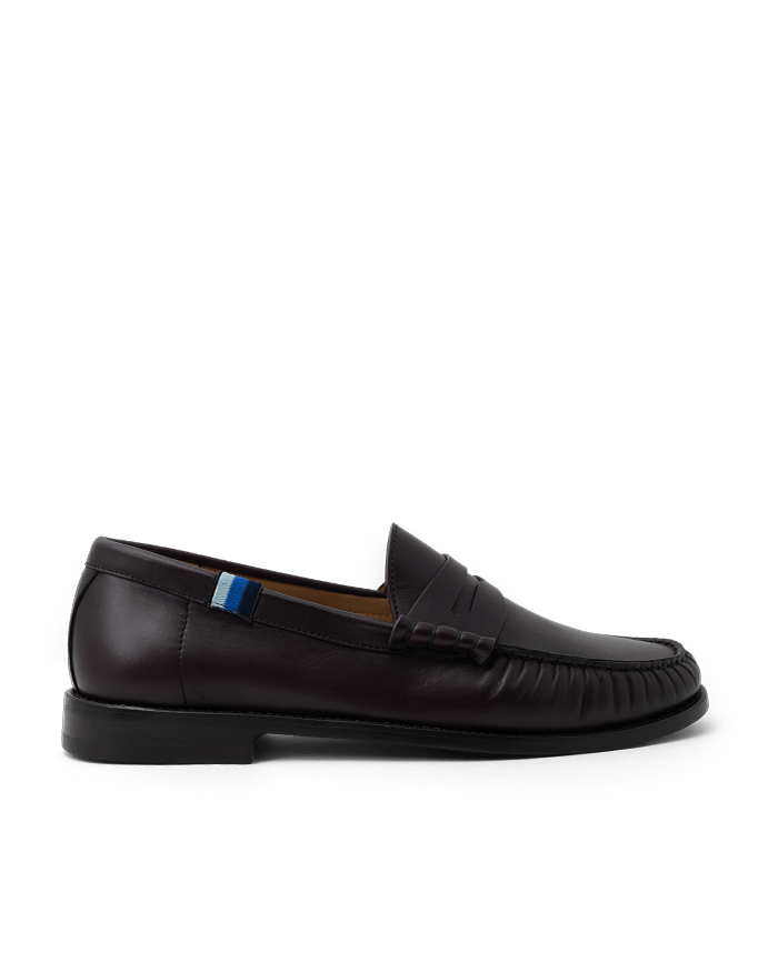Blu Scarpa x Jake Woolf Burgundy College Loafers - BluScarpa