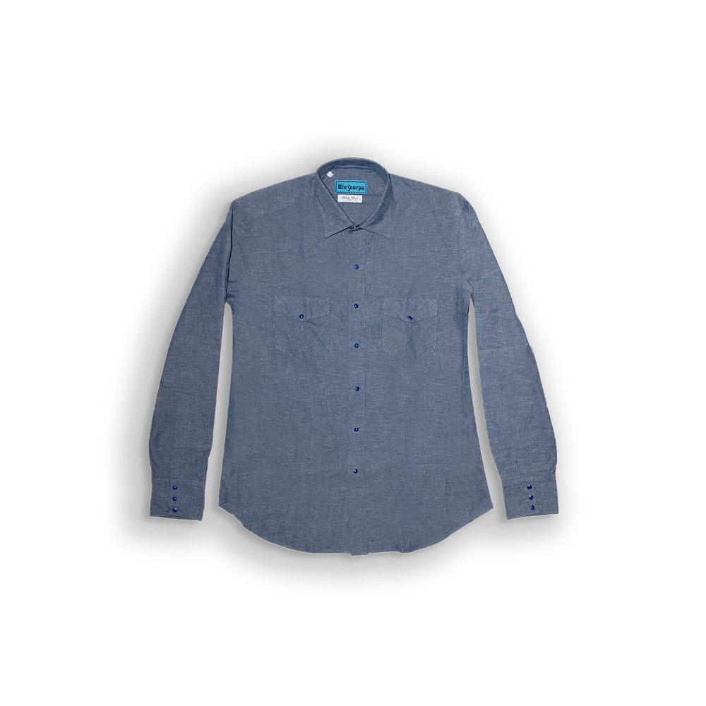 Camicia L'Avvocato Chambray Dark Denim - BluScarpa