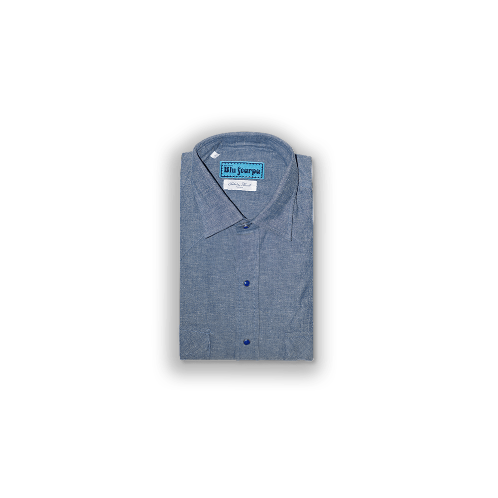 Camicia L'Avvocato Chambray Dark Denim - BluScarpa