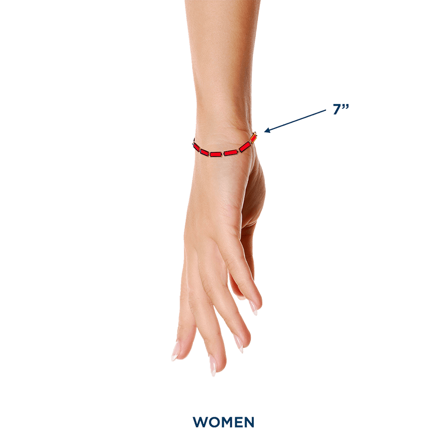 Coral Bar Bracelet 14K Yellow Gold - BluScarpa