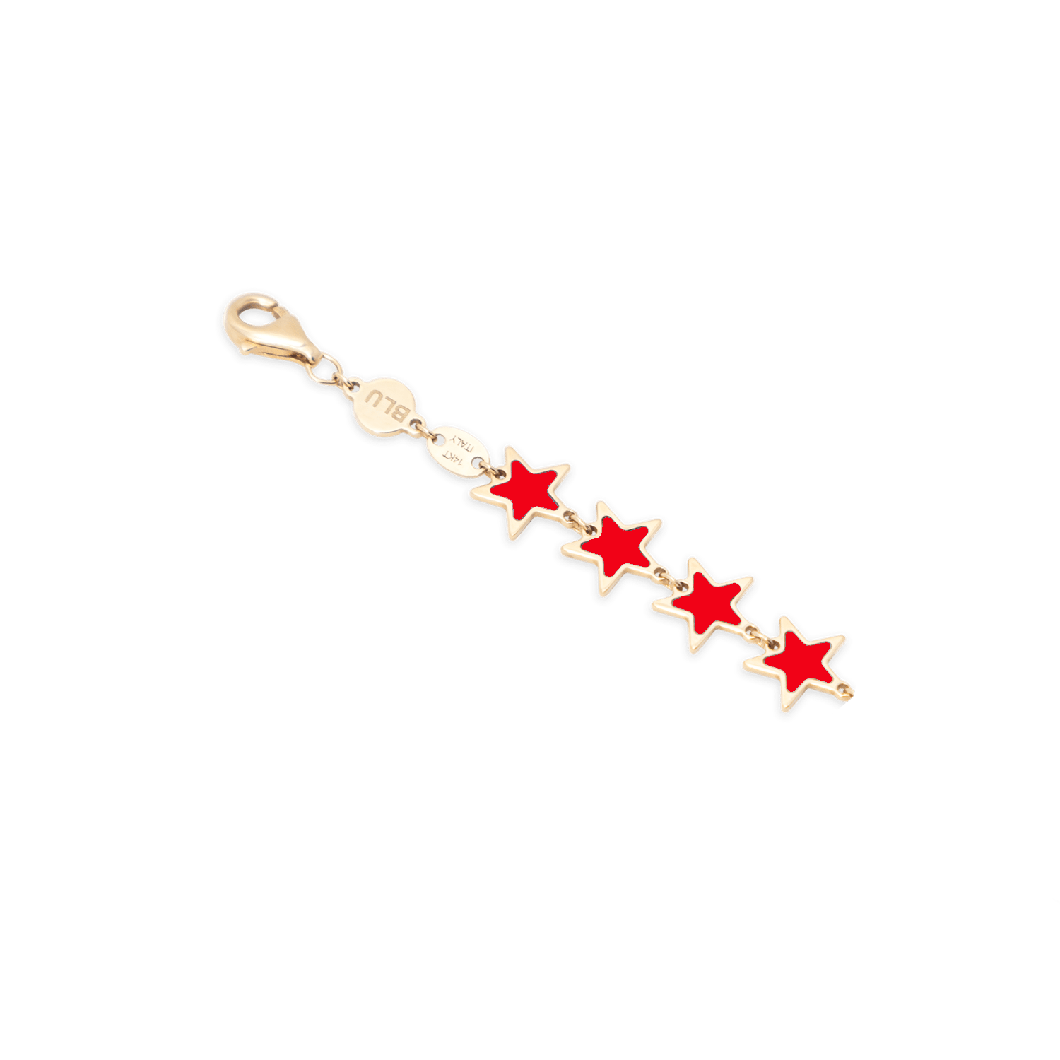 Coral Star Bracelet 14K Yellow Gold - BluScarpa