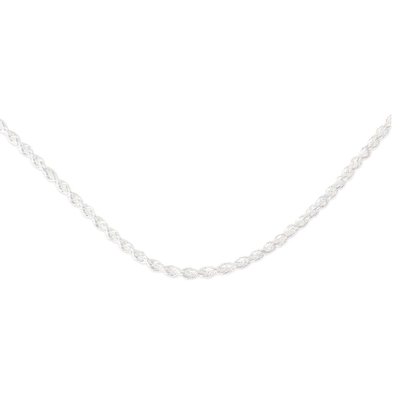 Corda Chain Sterling Silver 2MM - BluScarpa