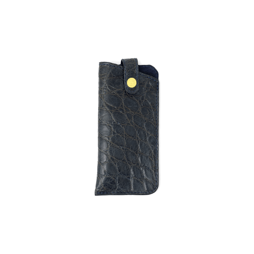 Custodia Per Occhiali Alligatore - BluScarpa