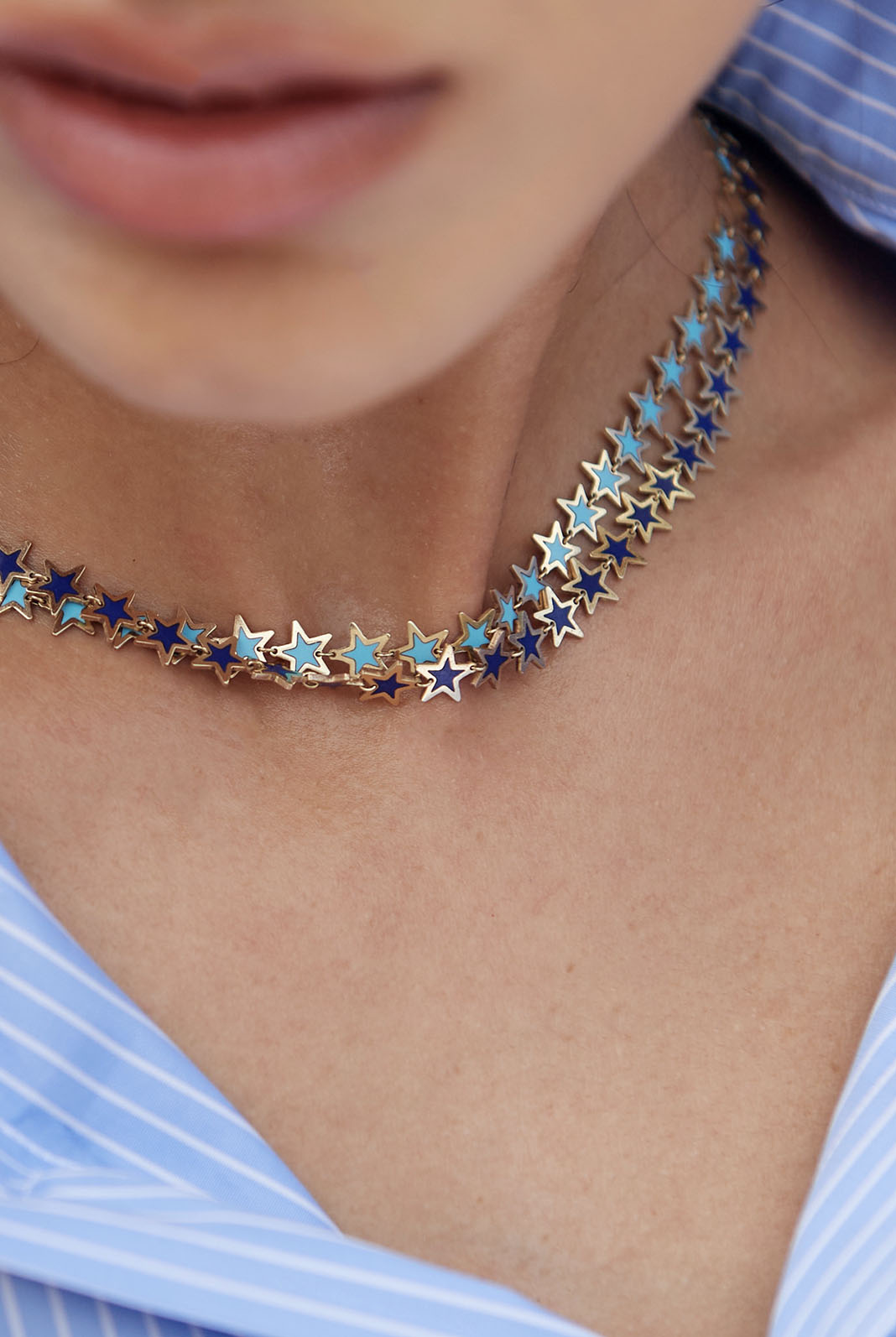 Petite Star Choker Necklace | Mini Star Necklace | Liven Fine Jewelry –  Liven Company
