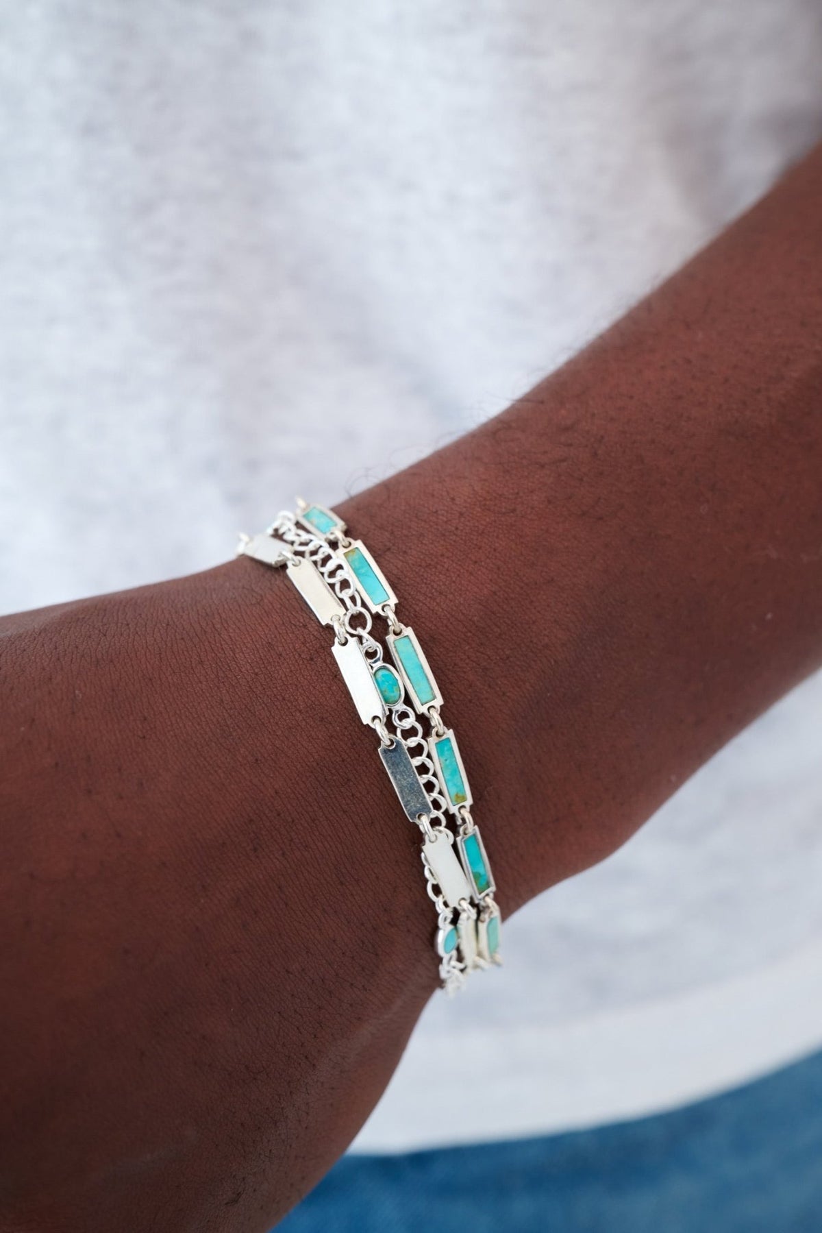 Full Bar Bracelet 925 Sterling Silver - BluScarpa