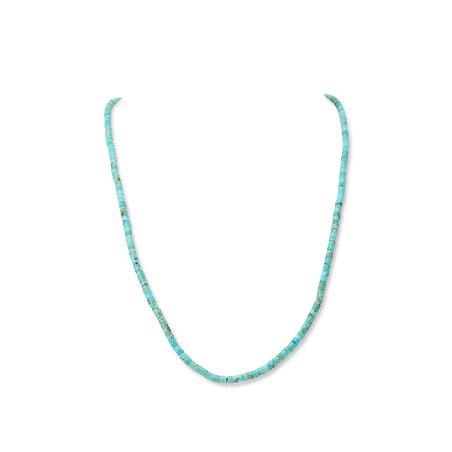 Heishi Bead Necklace - 24" - BluScarpa