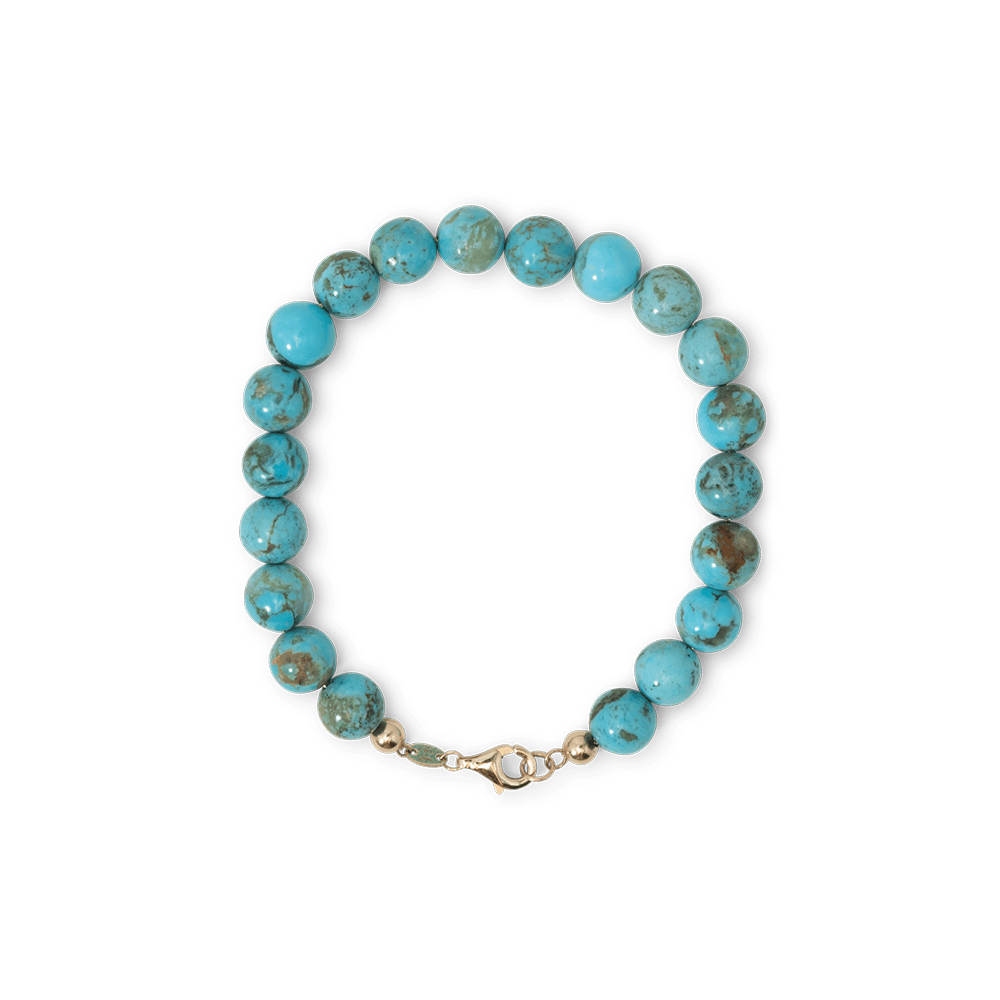 Heishi Turquoise Bracelet - 6" - BluScarpa