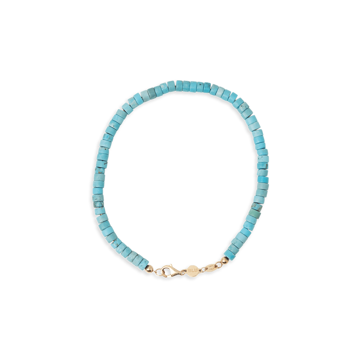 Heishi Turquoise Bracelet - 7" - BluScarpa