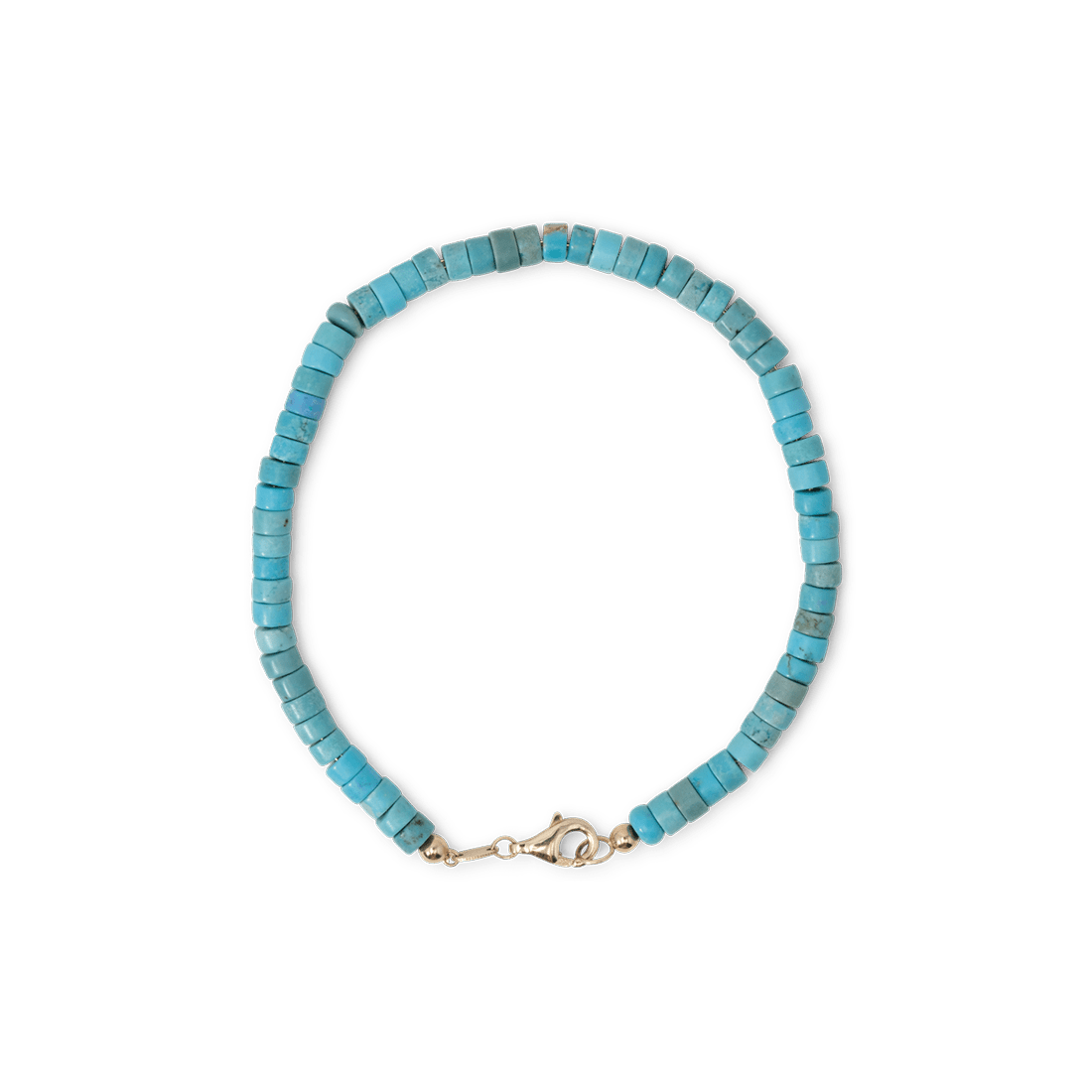 Heishi Turquoise Bracelet - 8" - BluScarpa