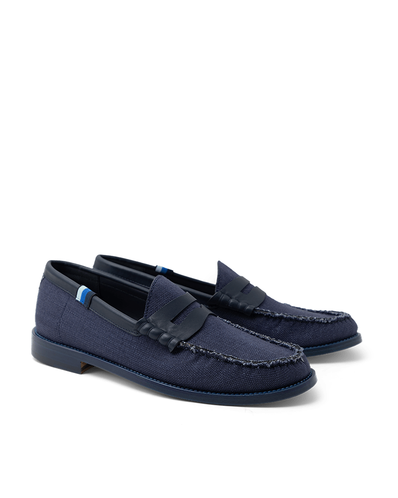La Estate Italiana College Loafers - BluScarpa