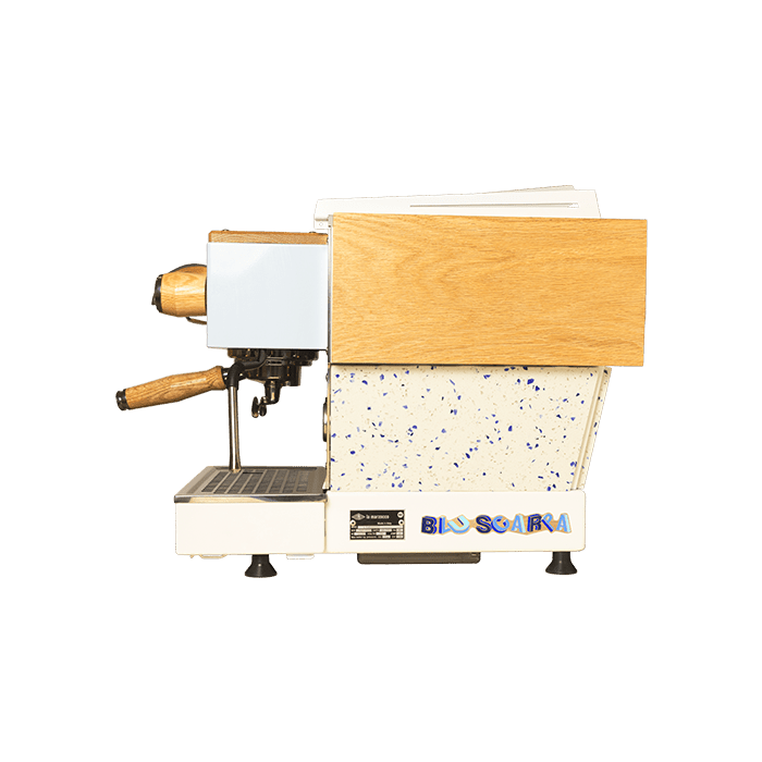 La Marzocco Linea Mini X Blu Scarpa Art Deco Coffee Machine - BluScarpa