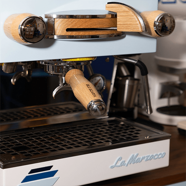 La Marzocco Linea Mini X Blu Scarpa Art Deco Coffee Machine - BluScarpa