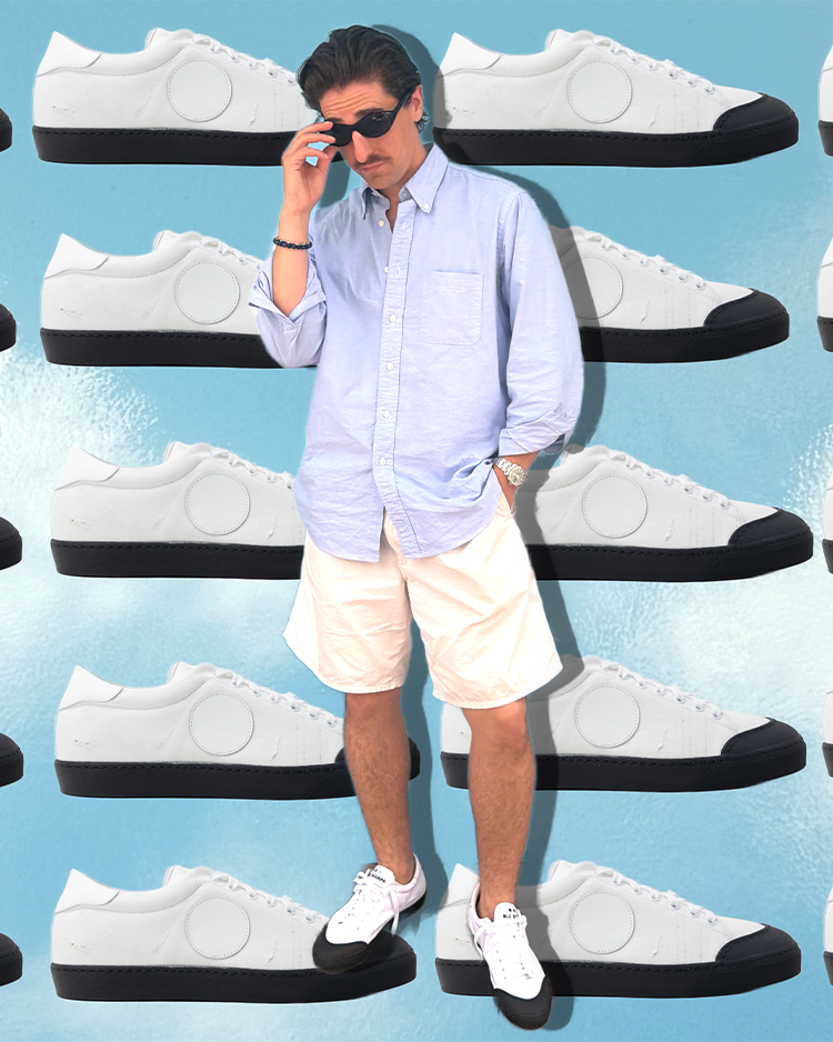 Blu Scarpa x Jake Woolf Tennis Sneakers