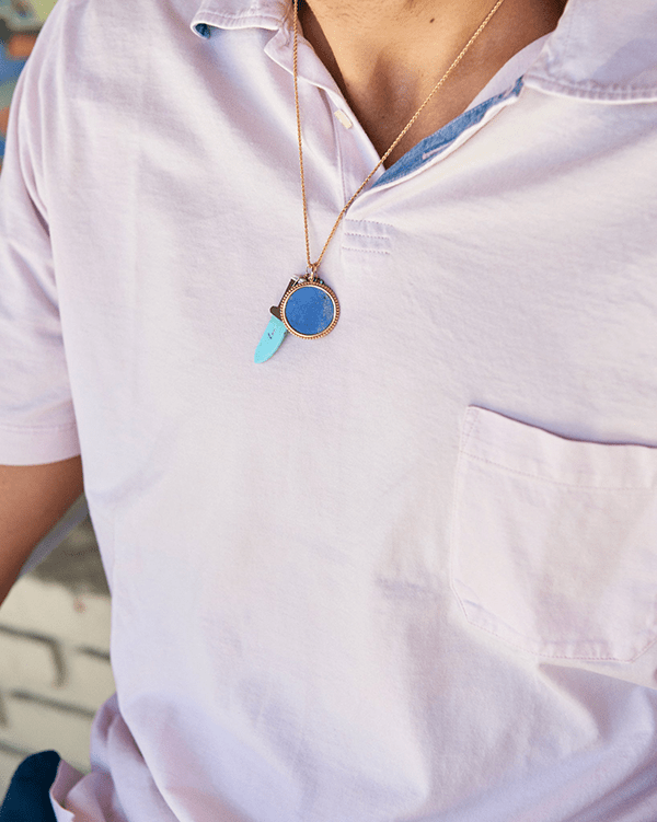 Lapis Moneta Pendant - BluScarpa