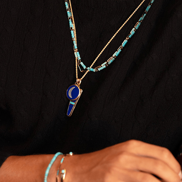 Luna Santa Fe Pendant Necklace - BluScarpa