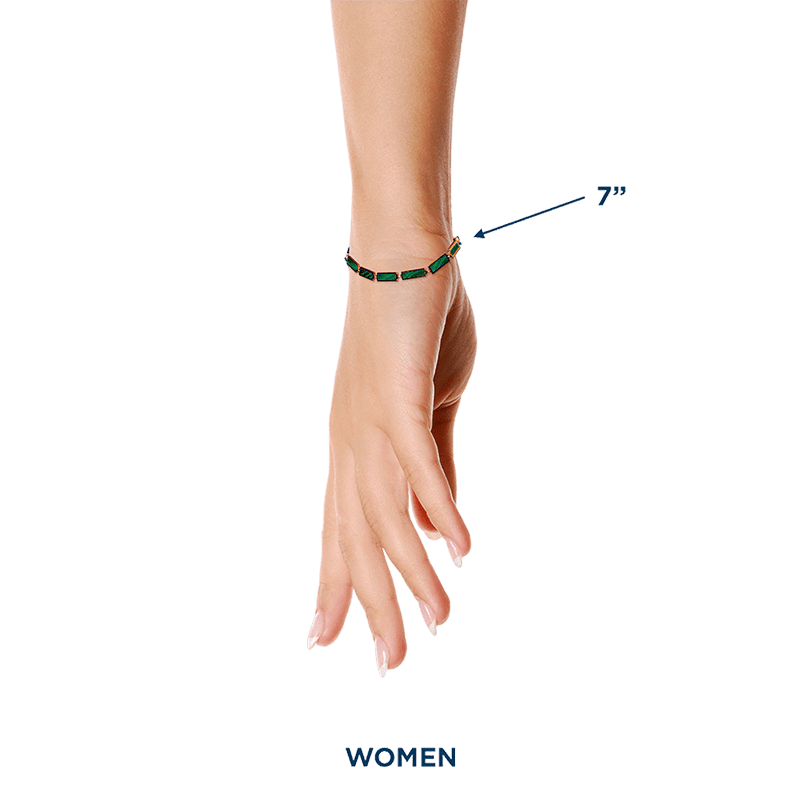 Malachite Bar Bracelet | 14K Yellow Gold - BluScarpa