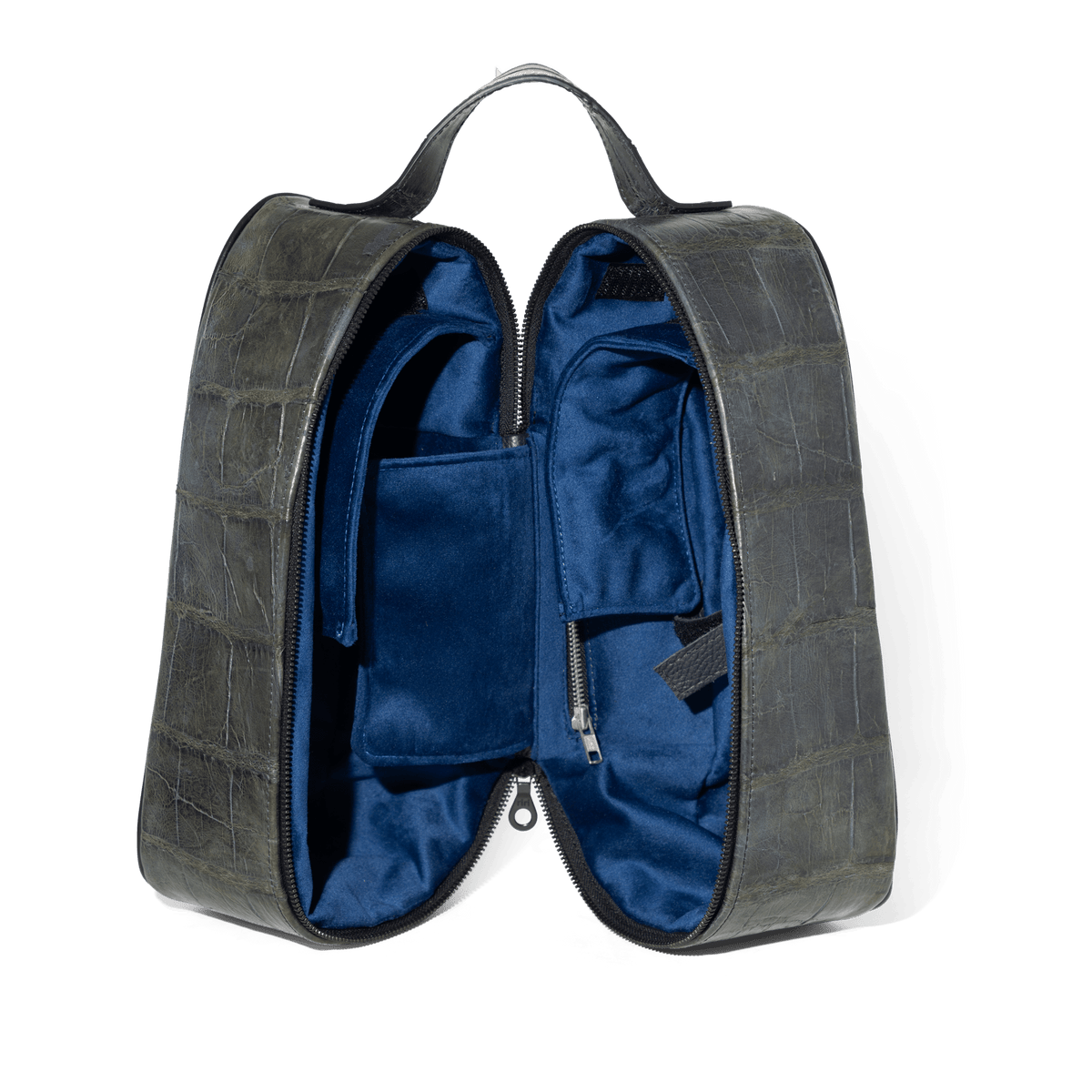 Navy Alligator Vino Transporter - BluScarpa