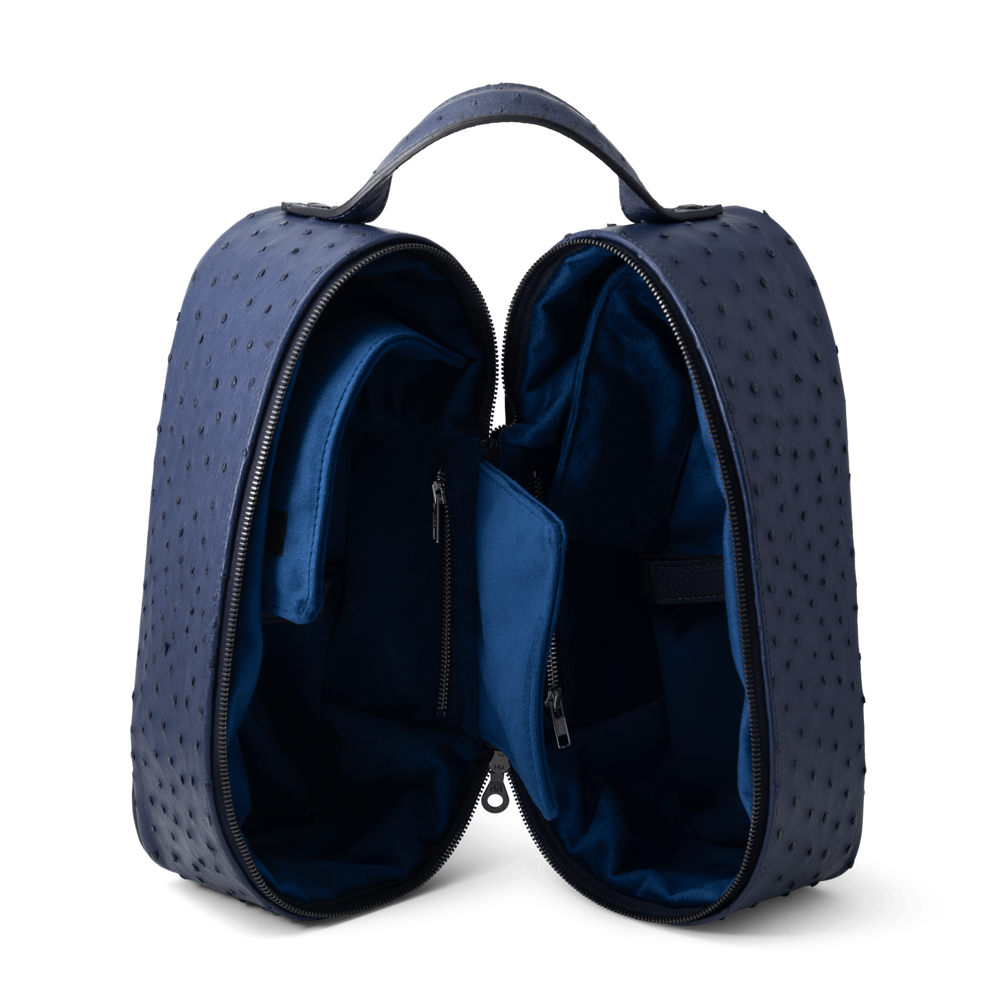 Navy Ostrich Vino Transporter - BluScarpa