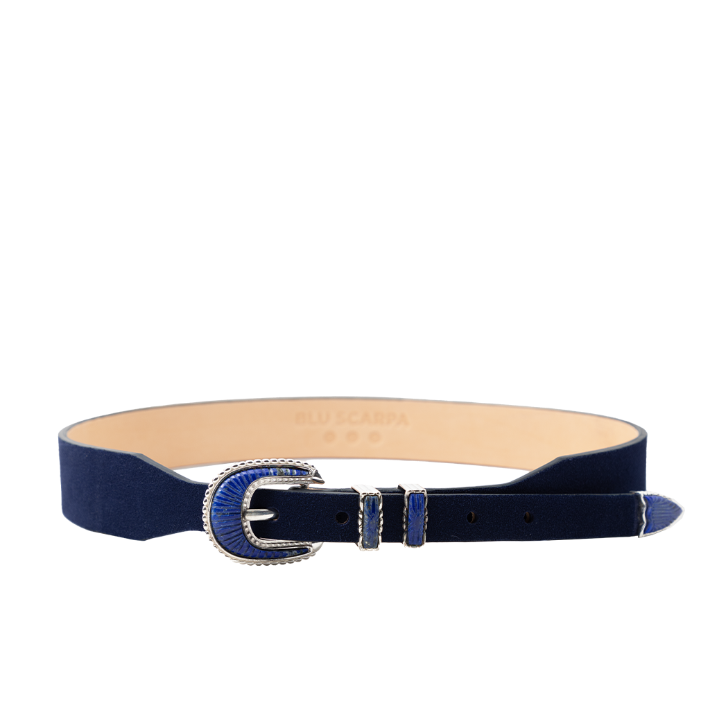 Santa Fe Ranger Belt - Lapis