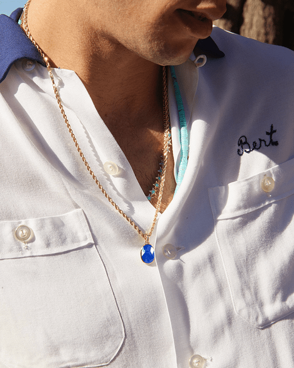 Signature Blue Sapphire Corda Necklace - 3MM /24" - BluScarpa