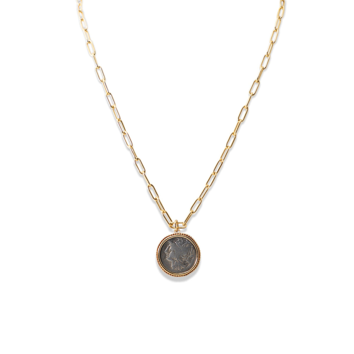 Signature Moneta Romana "Postumo" Corda Necklace - 2MM - BluScarpa