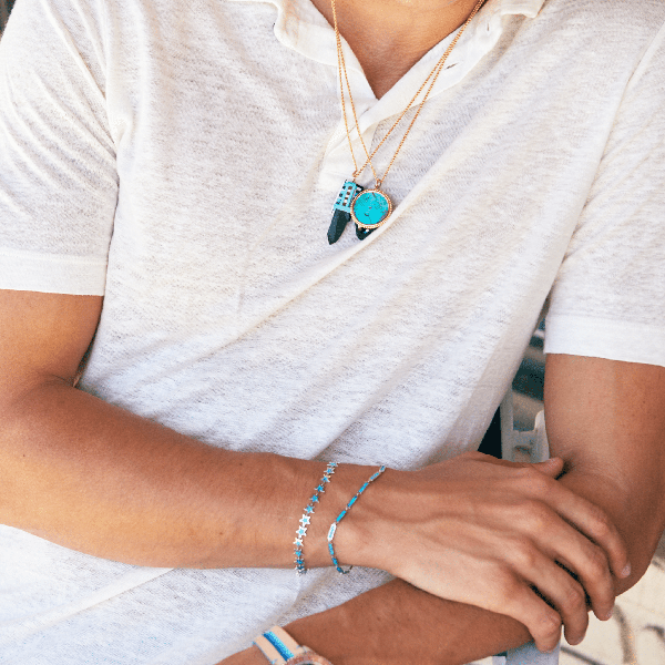 Turchese Moneta Pendant - BluScarpa